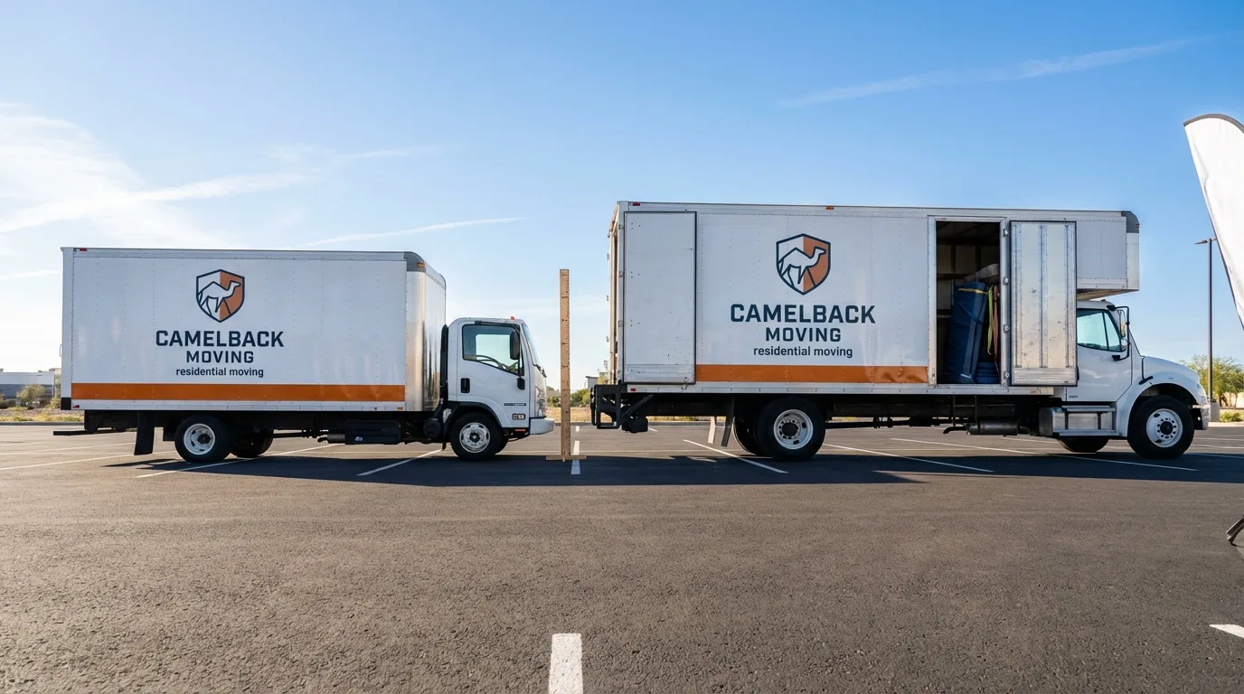 Moving truck size capacity guide in Trenton